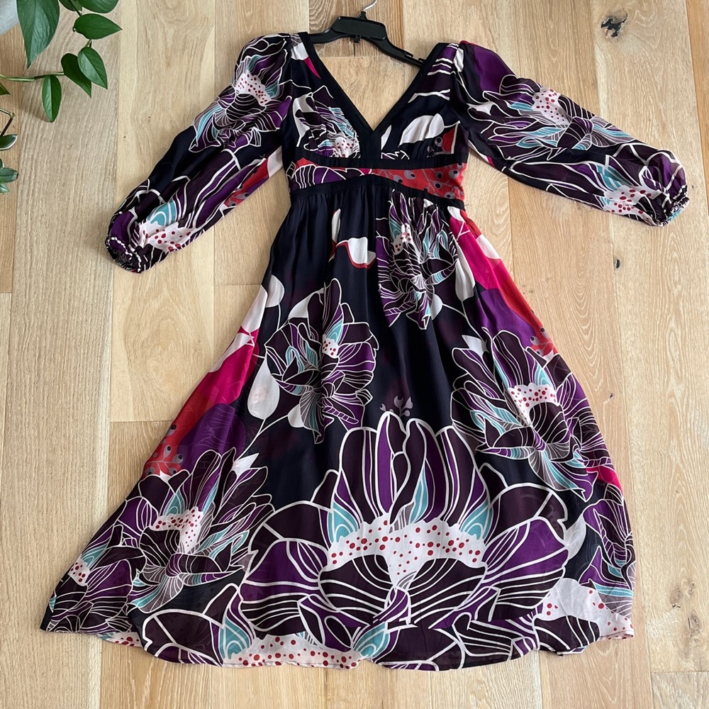 Anthropologie Letrueke Floral Maxi Dress
